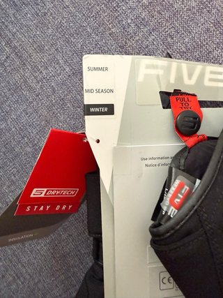 Guantes FIVE WFX2 EVO WP Talla L/10 Negros