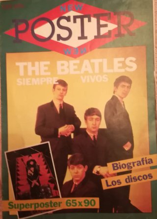 Póster The Beatles sin usar