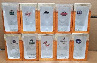 Set 10 Calici Bicchieri Birra da Collezione