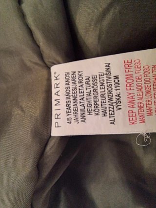 Chaqueta verde niño 4/5 años con capucha