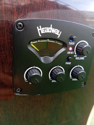 Guitarra Electroacústica Headway + Afinador