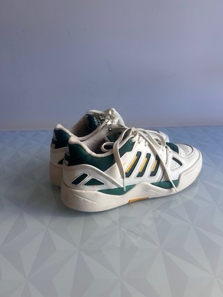 Zapatillas Adidas Blancas Verdes y Amarillas Unise