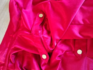 Blazer rosso autunnale