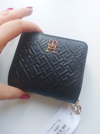 Portafoglio donna Tommy Hilfiger nero