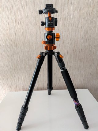 Trípode K&F Concept 170cm Aluminio Rótula 360