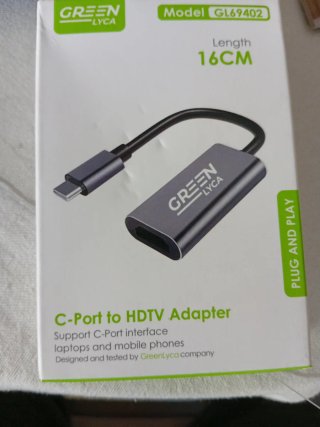 Adaptador USB-C a HDTV 16cm