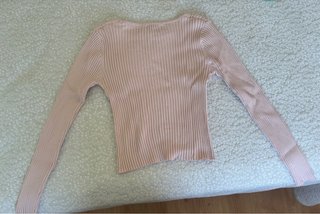 Jersey rosa de punto fino