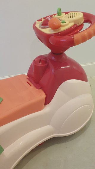 Correpasillos Chicco rosa con volante