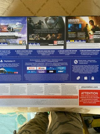 Caja ps4  Slim 1TB + 3 Juegos: