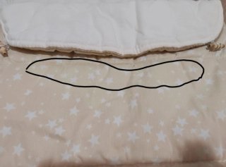Saco para cochecito de bebé con estrellas