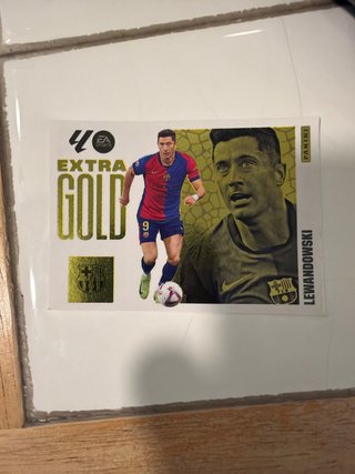 Cromo Panini Extra Gold Lewandowski 25-26