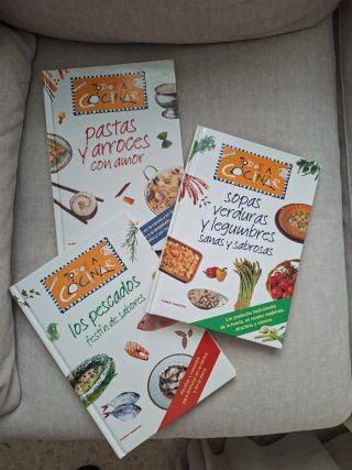 Pack 3 libros recetas cocina