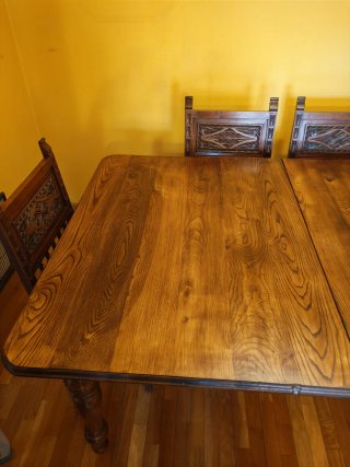 Mesa de comedor extensible 120 x 180