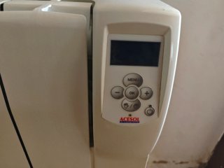 Dos Calefactor eléctrico