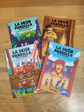 Lote de libros " La peor pandilla de la historia"