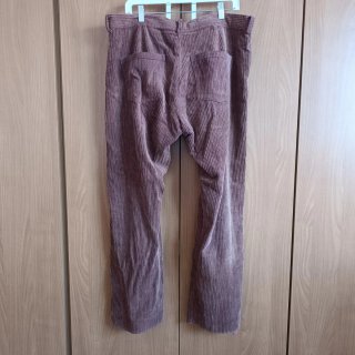 Pantalones de pana anchos beige