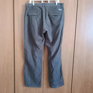 Pantalones de pana anchos beige