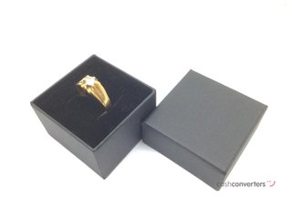 anillo oro 18k con piedra con circonita
