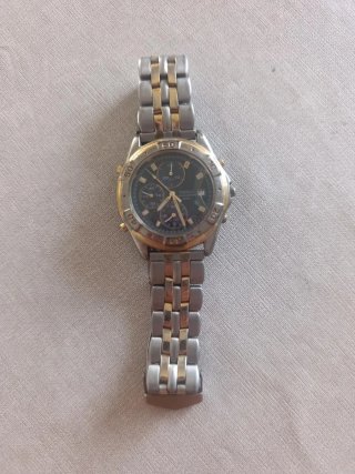 Reloj Pulsar Cronógrafo Hombre Oro/Plata