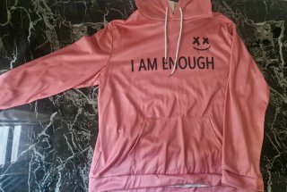 Sudadera rosa hombre