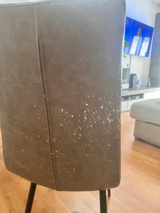 Mesa comedor madera con cristal y 4 sillas