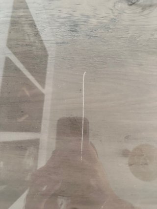 Mesa comedor madera con cristal y 4 sillas