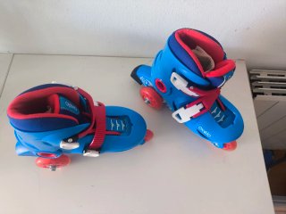 Patines Oxelo Ajustables Niños + Protecciones
