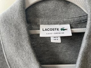 Polo Lacoste Azul Talla S