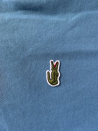 Polo Lacoste Azul Talla S