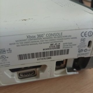 Xbox 360 FAT Blanca + Mando + Fuente (Reparar)