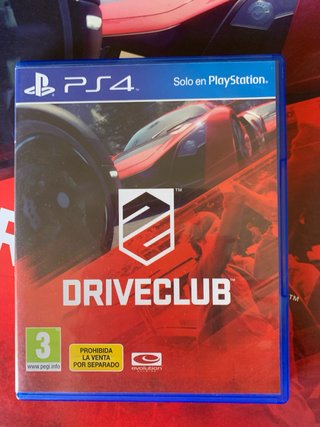 Caja PS4 Driveclub + Juego Driveclub