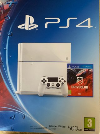 Caja PS4 Driveclub + Juego Driveclub