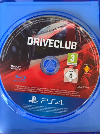 Caja PS4 Driveclub + Juego Driveclub
