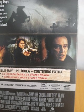 Blu-ray 4K Sleepy Hollow (Edición Española)