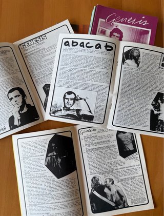 GENESIS: Libri e riviste del gruppo Rock Progressivo