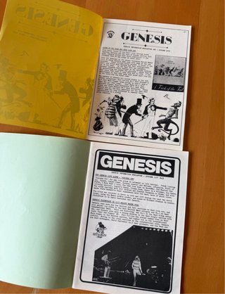 GENESIS: Libri e riviste del gruppo Rock Progressivo