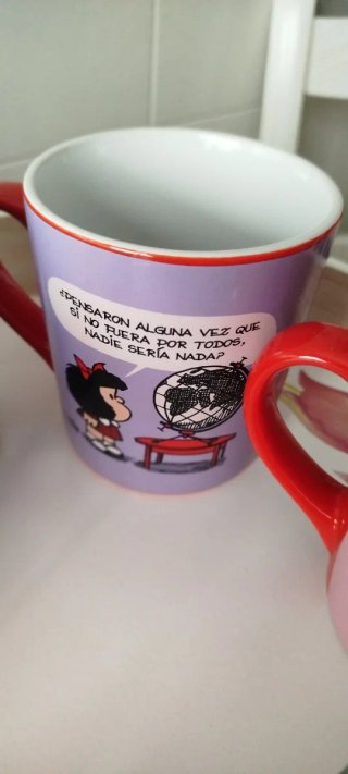 Juego 4 tazas cerámica
