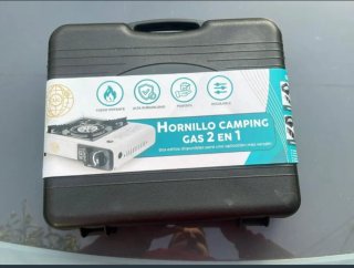 Hornillo Camping Portátil 2 en 1
