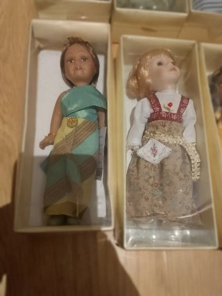 Muñecas de porcelana vintage