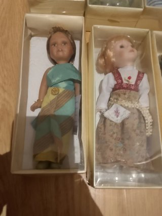 Muñecas de porcelana vintage
