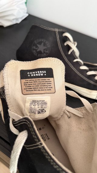 Converse Botas Negras Talla 42