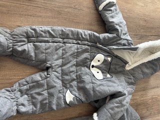 Buzos Bebé 6-9 Meses Gris Animalitos