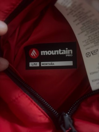 Chaqueta sin mangas Mountain roja