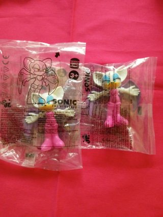 Lote Figuras Sonic Burger King (2 unidades)