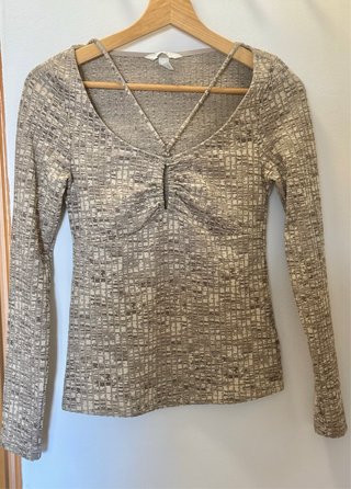 Camiseta punto manga larga