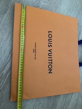 Bolsa cartulina Louis Vuitton Naranja y Azul