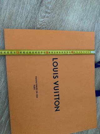Bolsa cartulina Louis Vuitton Naranja y Azul