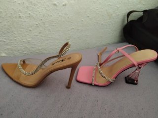Sandalias Tacón Rosa y zapatos de vestir