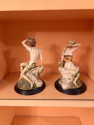 Figuras Porcelana Capodimonte Pareja