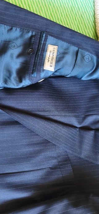 Traje Cánovasclub Raya Diplomática Azul
